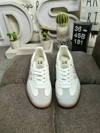 Adidas Samba Los Angeles Off-White Beige Lifestyle Sneakers 10