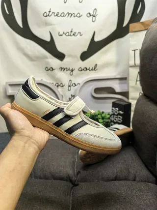 Adidas Samba Off-White and Black Lifestyle Sneakers 5