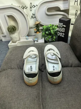 Adidas Samba Off-White and Black Lifestyle Sneakers 8