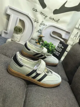 Adidas Samba Off-White and Black Lifestyle Sneakers 9