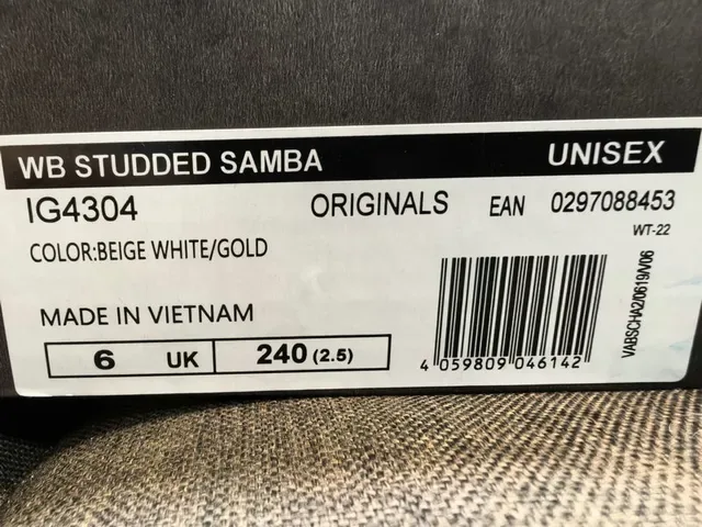 Adidas Samba Off-White Leather Lifestyle Sneakers 2
