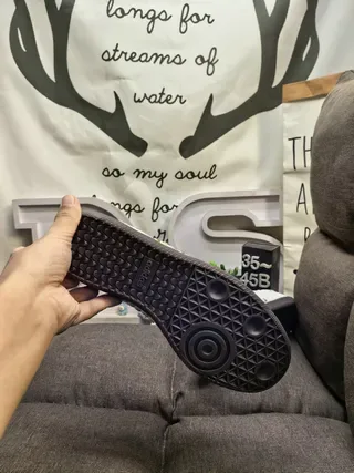 Adidas Samba Off-White Leather Lifestyle Sneakers 5