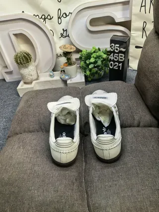 Adidas Samba Off-White Leather Lifestyle Sneakers 8