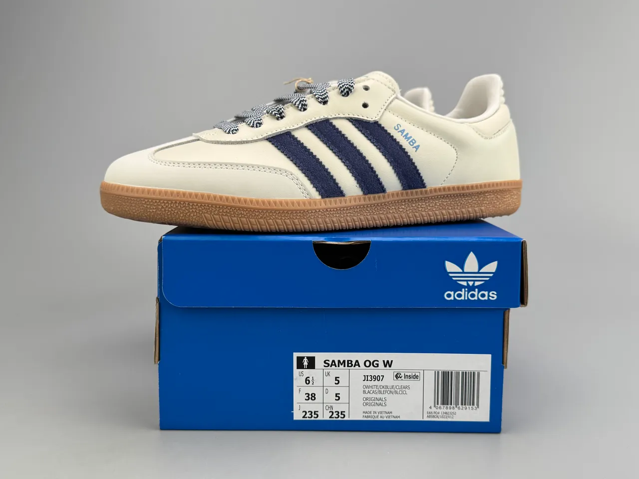 Adidas Samba Off-White Navy Gum Lifestyle Sneakers 2