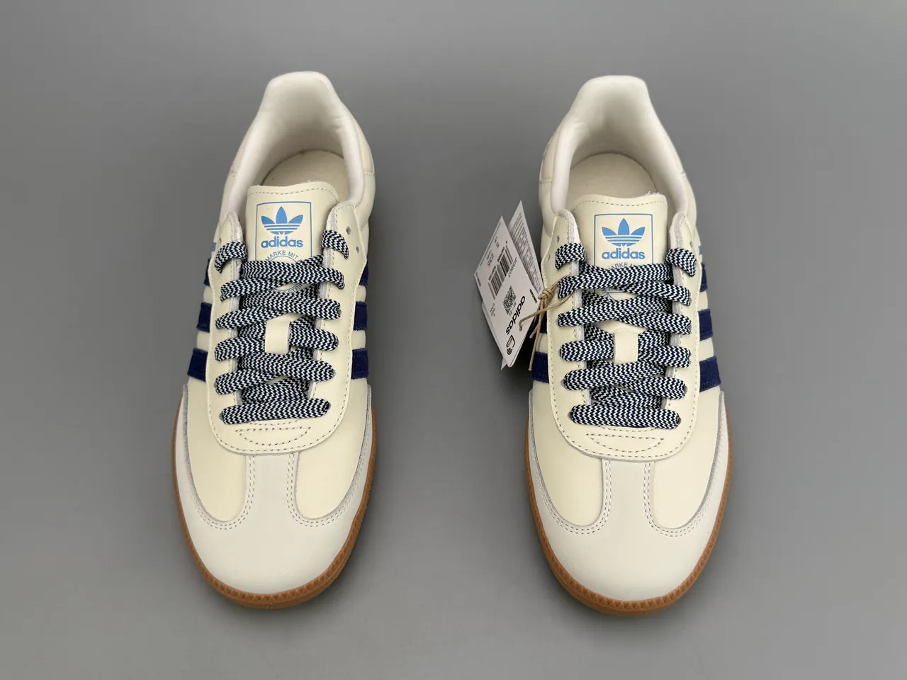Adidas Samba Off-White Navy Gum Lifestyle Sneakers 6