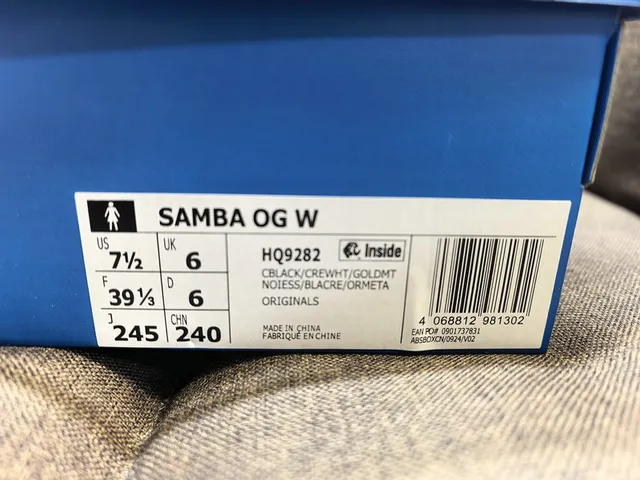 Adidas Samba OG Black Cream Gum Lifestyle Sneakers 2