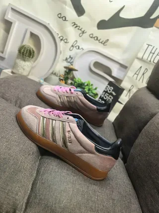 Adidas Samba OG Dusty Rose Suede Lifestyle Sneakers 7