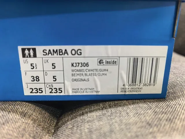 Adidas Samba OG मौवे सुड लाइफस्टाइल स्नीकर 2