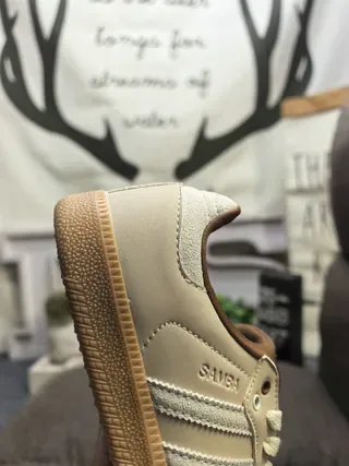 Adidas Samba OG मौवे सुड लाइफस्टाइल स्नीकर 3