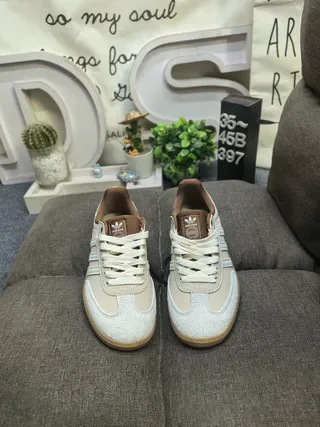 Adidas Samba OG मौवे सुड लाइफस्टाइल स्नीकर 10