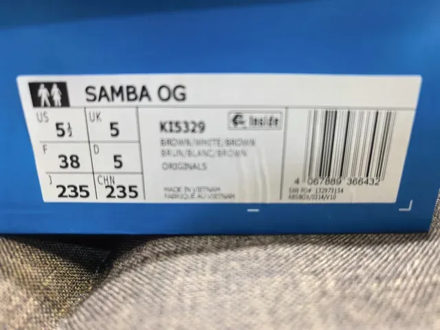 Adidas Samba OG मौवे सुड लाइफस्टाइल स्नीकर 22