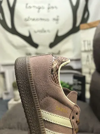 Adidas Samba OG मौवे सुड लाइफस्टाइल स्नीकर 23