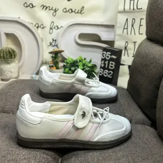 Adidas Samba OG Metallic White Pink Lifestyle Sneakers