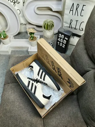 Adidas Samba OG Off-White and Black Lifestyle Sneakers 3