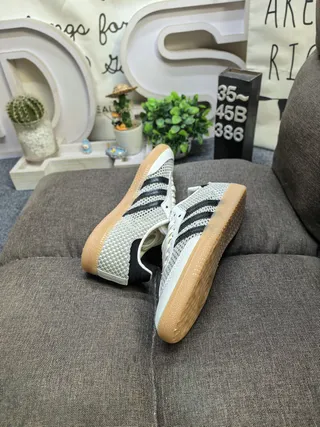 Adidas Samba OG Off-White and Black Lifestyle Sneakers 6