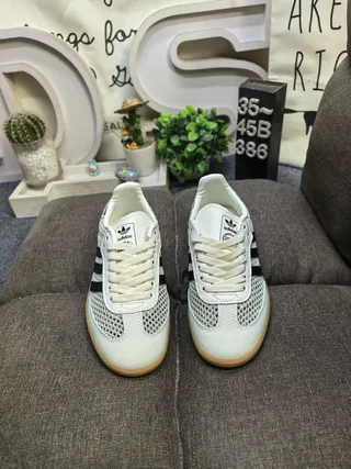 Adidas Samba OG Off-White and Black Lifestyle Sneakers 10