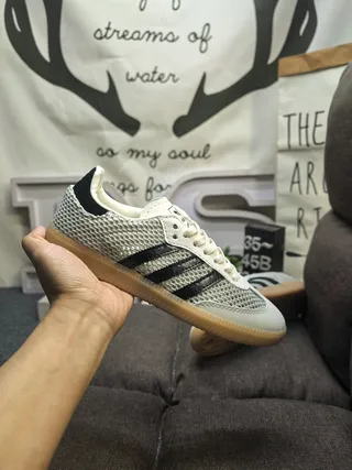 Adidas Samba OG Off-White Mesh Lifestyle Sneakers 5