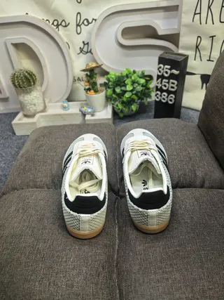 Adidas Samba OG Off-White Mesh Lifestyle Sneakers 8
