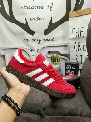 Adidas Samba OG Red and White Lifestyle Sneakers 5