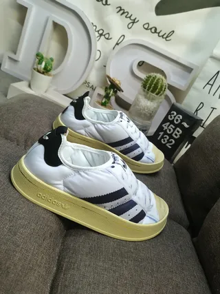 Adidas Samba Quilted White Navy Gum Lifestyle Sneakers 9