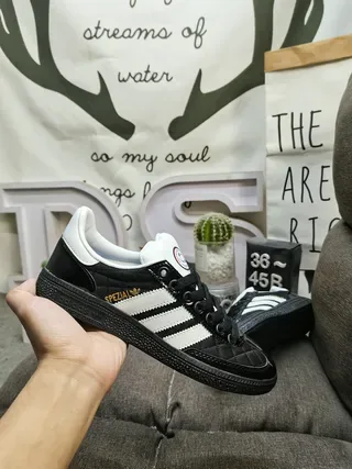 Adidas Spezial Black and White Lifestyle Sneakers 5