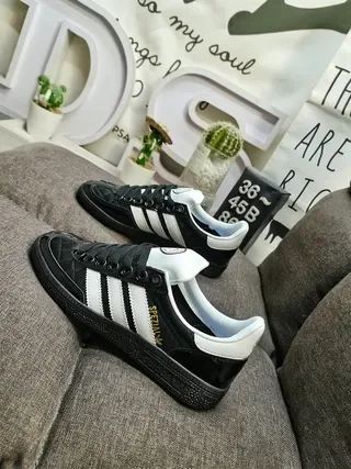 Adidas Spezial Black and White Lifestyle Sneakers 7