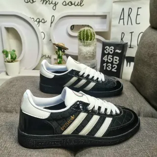 Adidas Spezial Black and White Quilted Lifestyle Sneakers