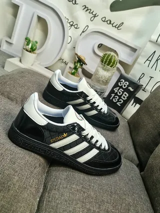 Adidas Spezial Black and White Quilted Lifestyle Sneakers 9