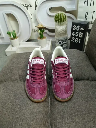 Adidas Spezial Burgundy Suede and Corduroy Lifestyle Sneakers 10
