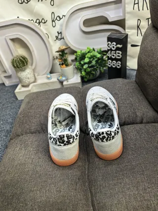 Adidas Spezial 豹纹麂皮生活方式运动鞋 8