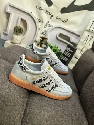 Adidas Spezial 豹纹麂皮生活方式运动鞋 9