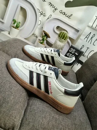 Adidas Spezial Off-White Black Gum Lifestyle Sneakers 7