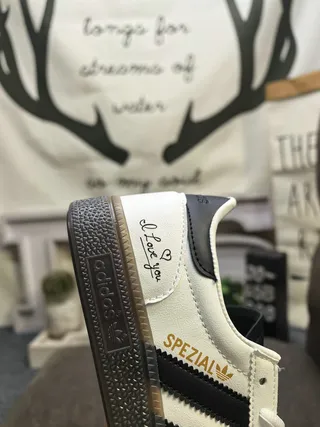 Adidas Spezial White Black Lifestyle Sneakers 3