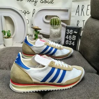Adidas Spezial White Blue Beige Red Lifestyle Sneakers