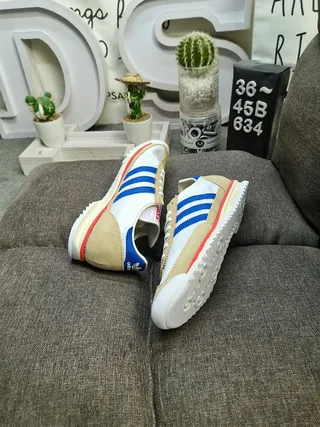 Adidas Spezial White Blue Beige Red Lifestyle Sneakers 6