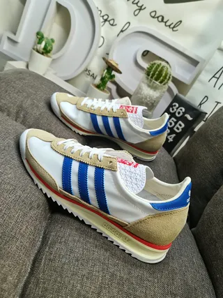 Adidas Spezial White Blue Beige Red Lifestyle Sneakers 7