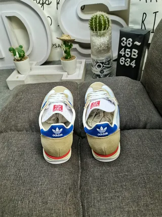 Adidas Spezial White Blue Beige Red Lifestyle Sneakers 8