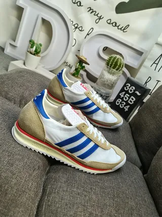 Adidas Spezial White Blue Beige Red Lifestyle Sneakers 9
