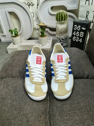 Adidas Spezial White Blue Beige Red Lifestyle Sneakers 10