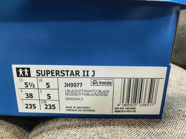 Adidas Superstar Black and White Glitter Snowflake Lifestyle Sneakers 2