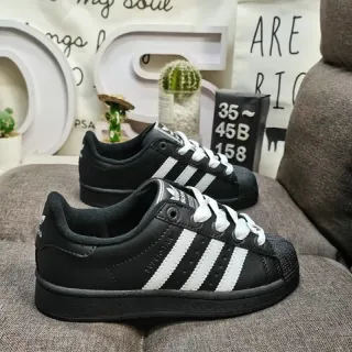 Adidas Superstar Black and White Lifestyle Sneakers