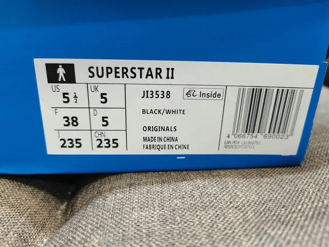 Adidas Superstar Black and White Lifestyle Sneakers 2
