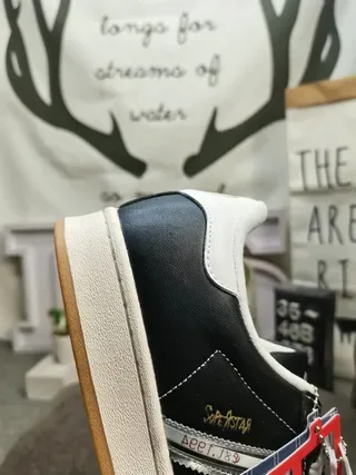 Adidas Superstar Black and White Lifestyle Sneakers 4