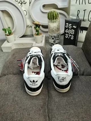Adidas Superstar Black and White Lifestyle Sneakers 8