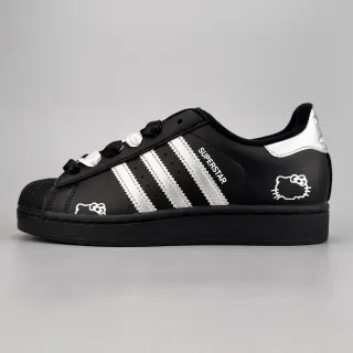 Adidas Superstar Black Silver Hello Kitty Lifestyle Sneakers