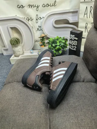 Adidas Superstar 棕白生活休闲鞋 6
