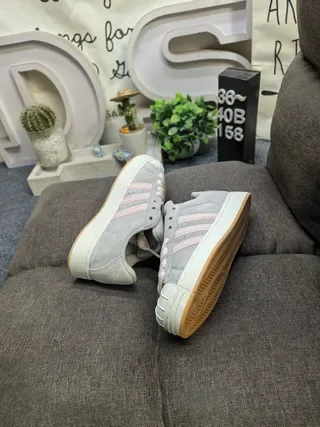 Adidas Superstar Gray Suede Shell-Toe Lifestyle Sneakers 6