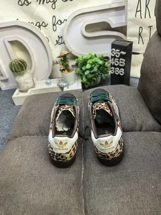 Adidas Superstar Leopard-Print Lifestyle Sneakers 8