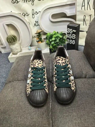 Adidas Superstar Leopard-Print Lifestyle Sneakers 10