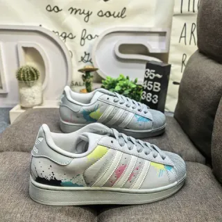 Adidas Superstar Paint Splatter Lifestyle Sneakers